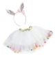 Mon Ami Pom Pom Tutu And Bunny Headband Set