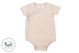 Nest Designs Basics Bamboo Cotton Kimono Short Sleeve Onesie - Warm Taupe 0-3M