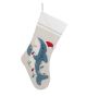 Mon Ami Festive Shark Stocking