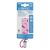 Dr Brown's Pink Feather Pacifier Clip