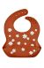 Loulou Lollipop Silicone Bib - Daisy Honey Brown