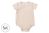 Nest Designs Basics Bamboo Cotton Kimono Short Sleeve Onesie - Warm Taupe 0-3M