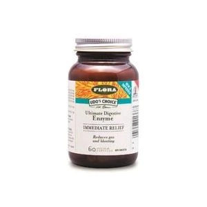 Flora Udo's Immediate Relief Enzyme 60Vcaps
