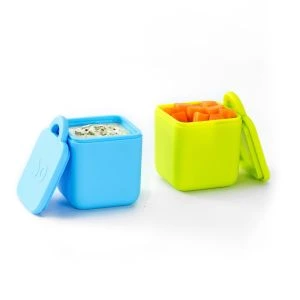 OmieLife OmieDip Silicone Containers Blue / Lime