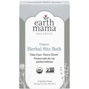 Earth Mama Organics Herbal Sitz Bath Take Care Down There 6 Herbal Pads