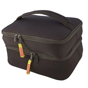 DabbaWalla Duo Machine Washable Lunch Bag - Black