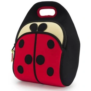 DabbaWalla Machine Washable Insulated Lunch Bag - Cute as a Bug