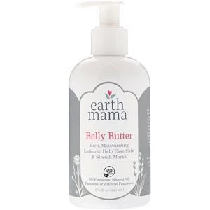 Earth Mama Organics Belly Butter Rich Moisturizing Lotion to Help Ease Skin and Stretch Marks 240 ml