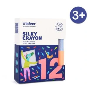 Mideer Silky Washable Large Crayon 12 colors