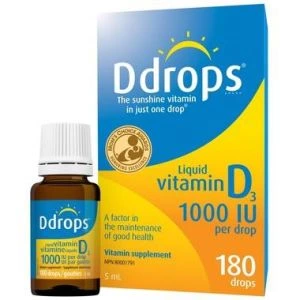 Ddrops 成人維生素D滴劑 1000IU 180滴