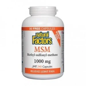 Natural Factors 甲基磺基甲烷 1000MG加量 240粒装