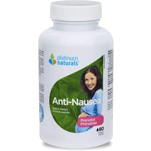 Platinum Naturals Prenatal Anti-Nausea 60 Softgels @