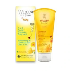 Weleda Baby 2 in 1 Gentle Shampoo + Body Wash 6.8oz 200ml