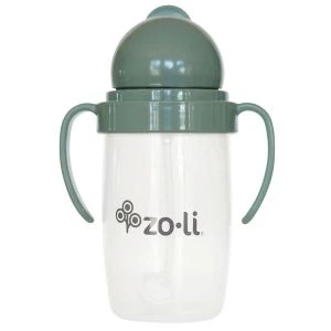 Zoli BOT 2.0 Straw Sippy Cup 10oz 295ml - Spruce Green